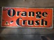 画像3: 40s Vintage Orange Crush Tin Sign (J764) (3)