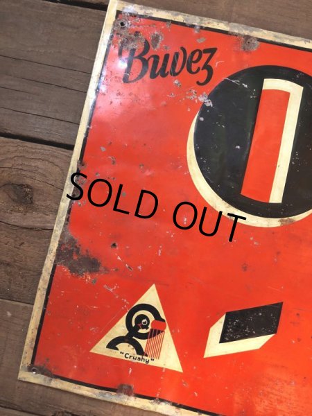 画像4: 40s Vintage Orange Crush Tin Sign (J764) (4)