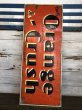 画像2: 40s Vintage Orange Crush Tin Sign (J764) (2)