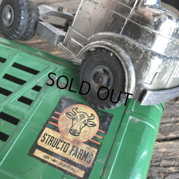 画像9: 50s Vintage Structo Farms Cattle Trailer Truck (J036)  (9)