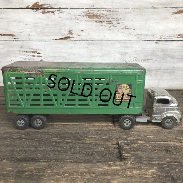 画像5: 50s Vintage Structo Farms Cattle Trailer Truck (J036)  (5)