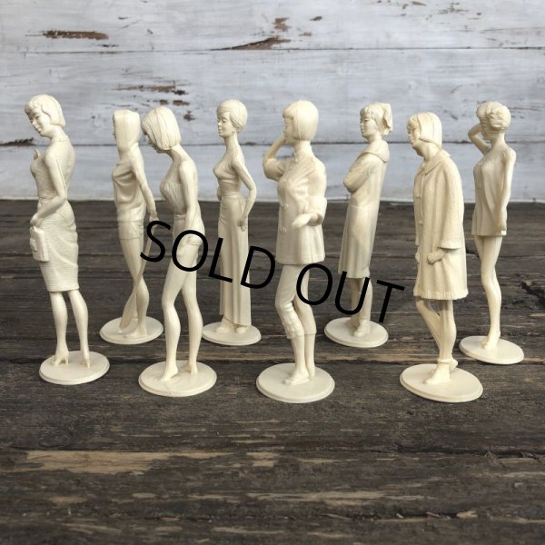 画像2: 60s Louis Marx Campus Cuties Figures Set of 8 (J774) (2)