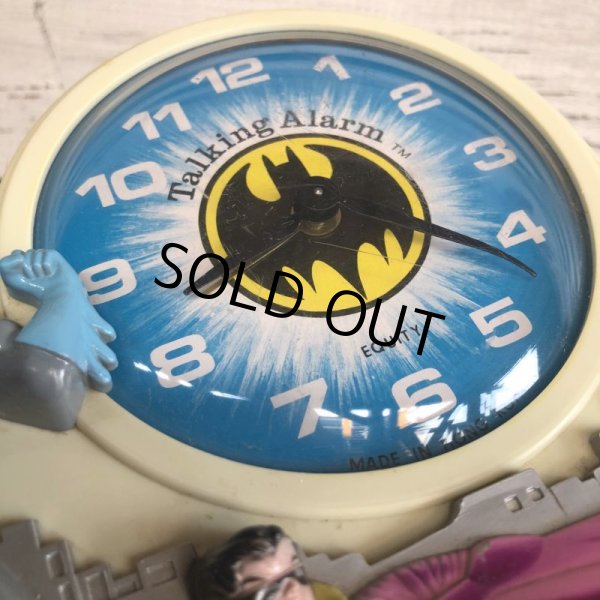 画像8: 70s Vintage Talking alarm Clock Batman & Robin (J771) (8)