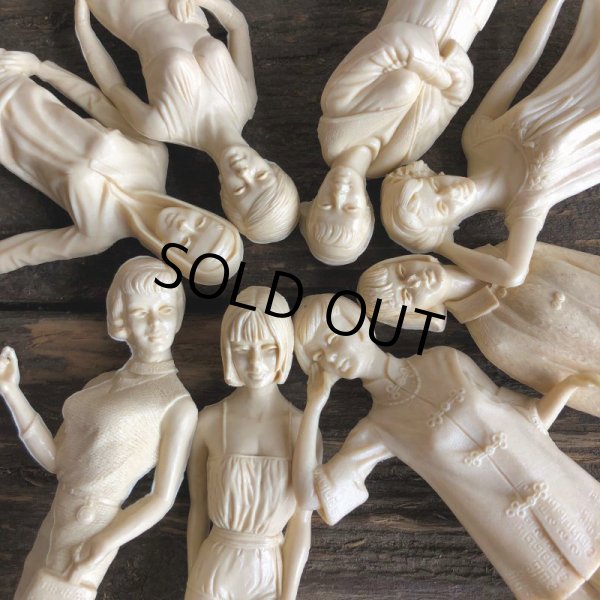 画像6: 60s Louis Marx Campus Cuties Figures Set of 8 (J774) (6)