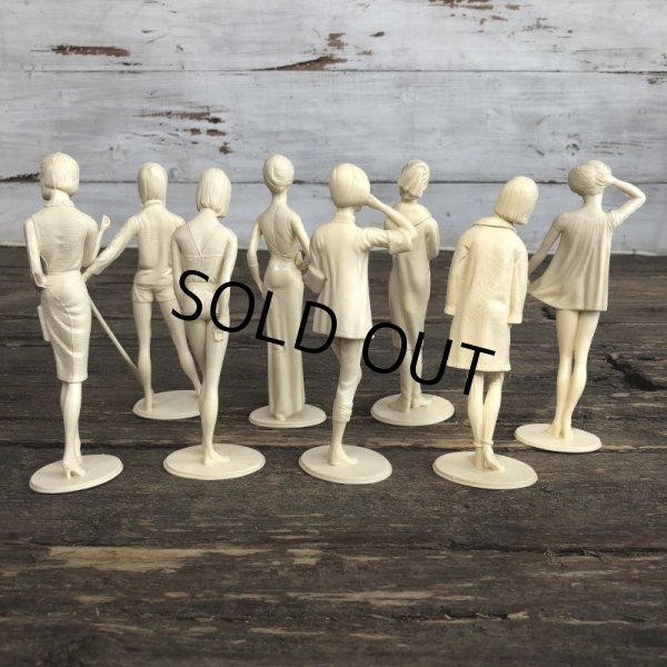 画像3: 60s Louis Marx Campus Cuties Figures Set of 8 (J774) (3)