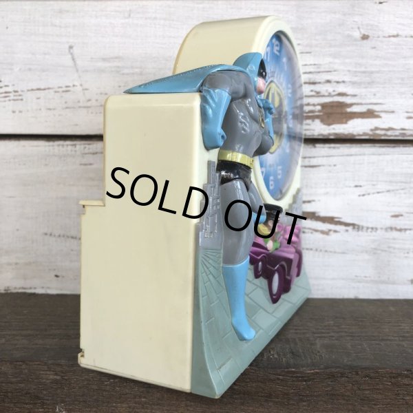 画像2: 70s Vintage Talking alarm Clock Batman & Robin (J771) (2)