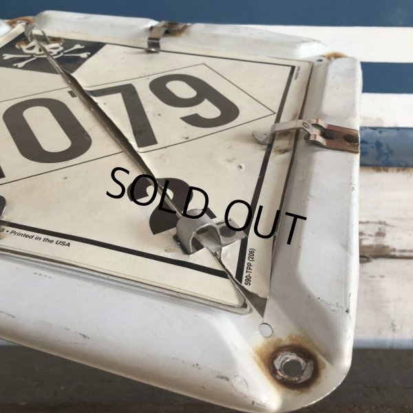 画像3: Vintage Hazard Panel Duo-Flip Numbered Sign (J775) (3)