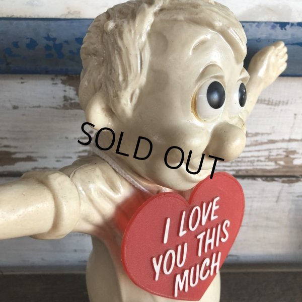 画像5: Vintage Message Doll Big Size I LOVE YOU THIS MUCH (J774) (5)