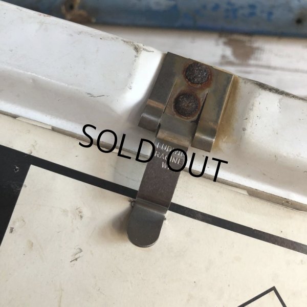 画像6: Vintage Hazard Panel Duo-Flip Numbered Sign (J775) (6)