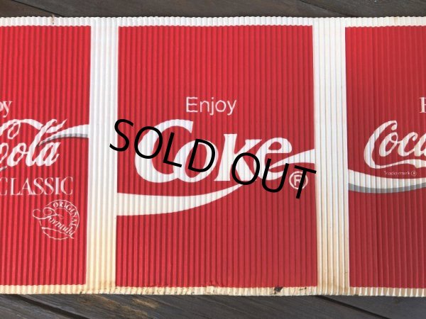 画像7: Vintage Coca Cola Store Window Display Paper Poster Sign (J785)  (7)