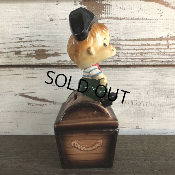 画像3: SALE Vintage Ceramic Bobble Head Doll Pirate (J786) (3)