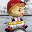 画像8: SALE Vintage Ceramic Bobble Head Doll Baseball (J788) (8)