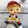 画像7: SALE Vintage Ceramic Bobble Head Doll Baseball (J788) (7)