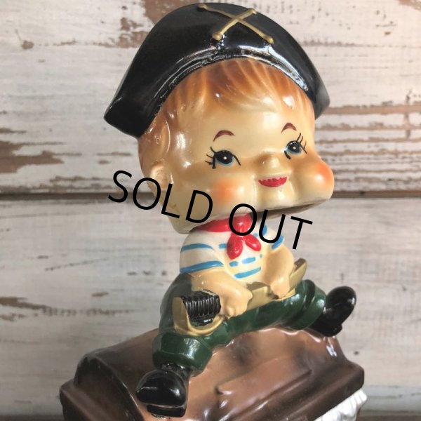 画像6: SALE Vintage Ceramic Bobble Head Doll Pirate (J786) (6)