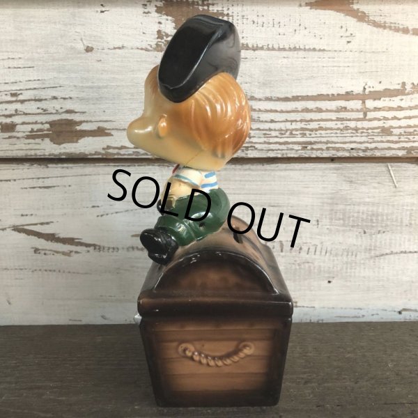 画像5: SALE Vintage Ceramic Bobble Head Doll Pirate (J786) (5)
