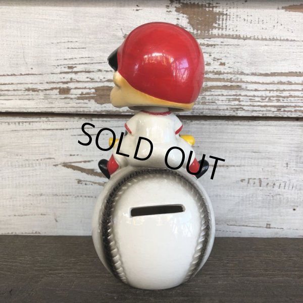 画像3: SALE Vintage Ceramic Bobble Head Doll Baseball (J788) (3)