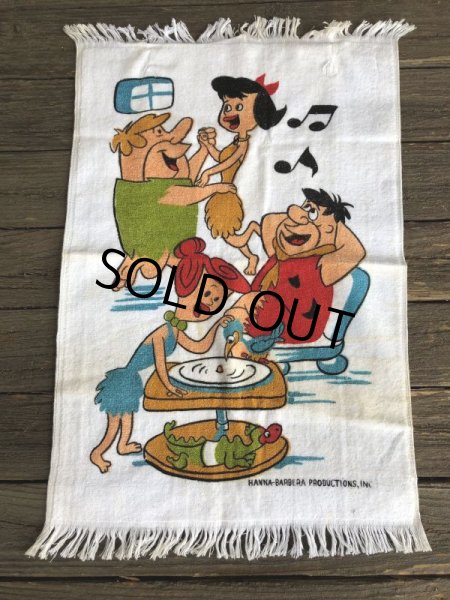 画像2: Vintage Towel The Flintstone Dead Stock (J793) (2)