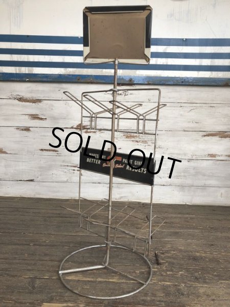 画像7: Vintage Brushes by Baker Store Display Rack Sign (J794)  (7)