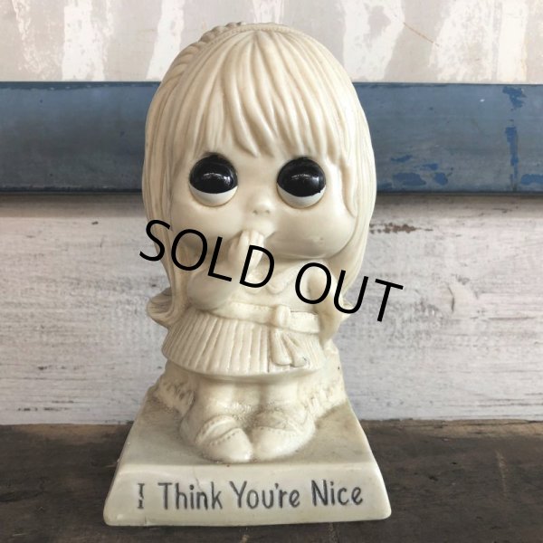 画像2: Vintage Message Doll I Think You're Nice (J798)  (2)