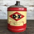 画像1: Vintage Oil can D-X Motor Oil 5 U.S. GALLONS (J803)   (1)