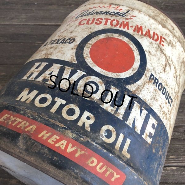 画像7: Vintage Oil can HAVOLINE Motor Oil 5 U.S. GALLONS (J805)   (7)