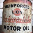 画像10: Vintage Oil can LION Motor Oil 5 U.S. GALLONS (J804)   (10)