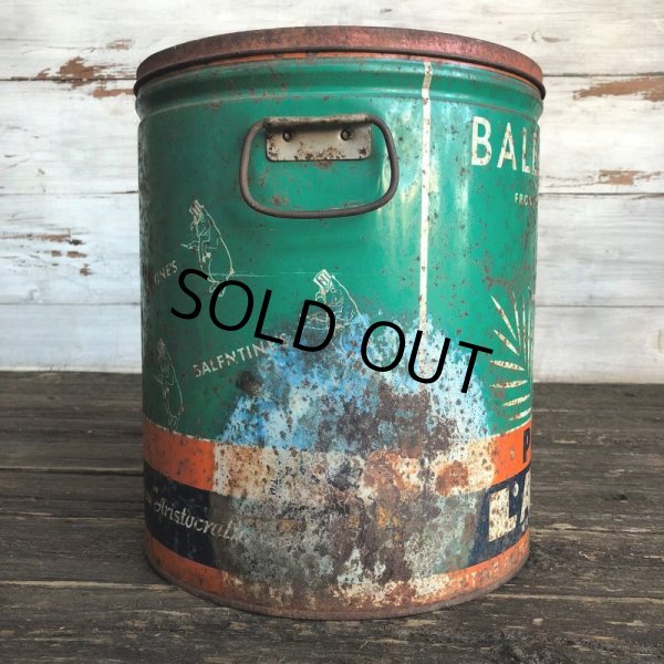 画像2: Vintage BALENTINE'S Pure Pig Lard Tin Can (J808)   (2)