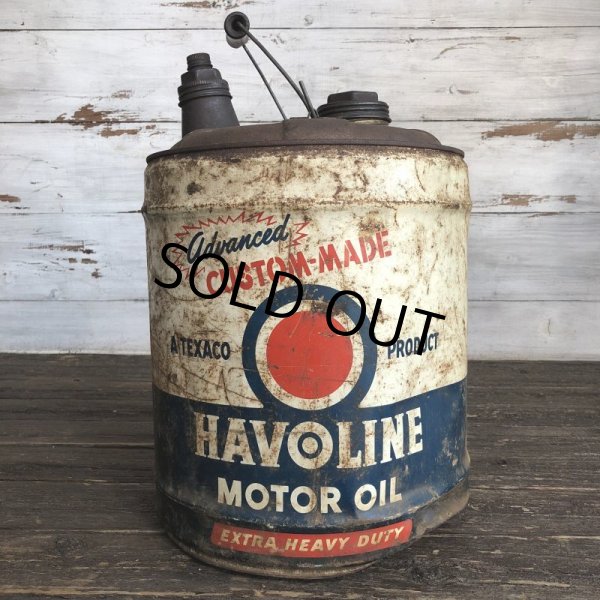 画像3: Vintage Oil can HAVOLINE Motor Oil 5 U.S. GALLONS (J805)   (3)
