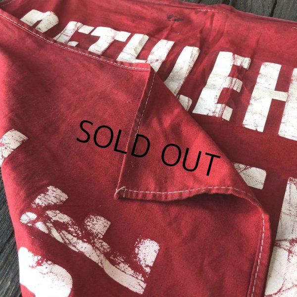 画像4: Vintage Bethlehem Steel Pipe Cloth Banner Sign (J814) (4)