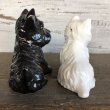 画像4: Vintage Black & White Scotch Whisky Salt & Pepper Shaker (J810) (4)