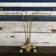 画像8: Vintage Brass Toned Counter Top Wire display Rack (J816) (8)