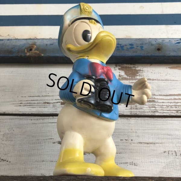 画像5:  60s Vintage DELL Disney Donald Duck Rubber Doll Captain (J828) (5)