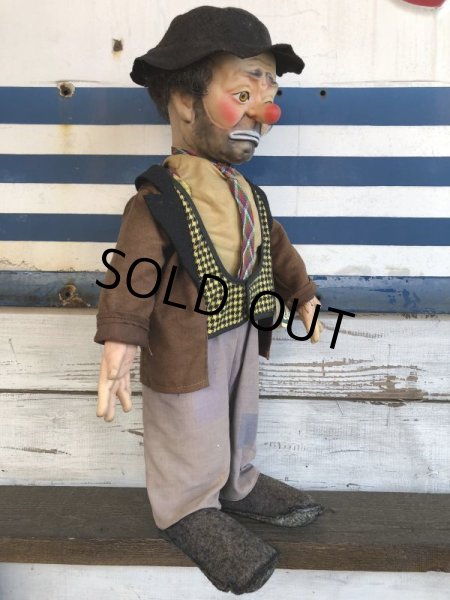 画像2: 50s Vintage Emmett Kelly Clown Doll (J825) (2)