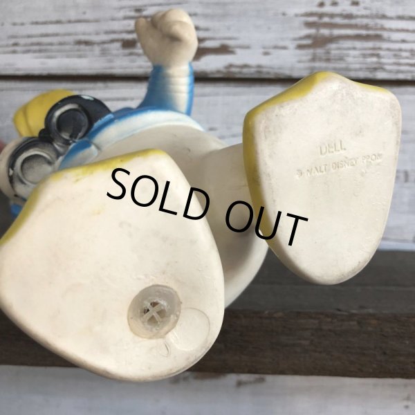 画像9:  60s Vintage DELL Disney Donald Duck Rubber Doll Captain (J828) (9)