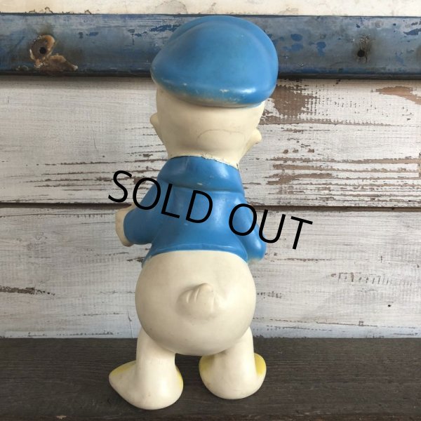 画像3:  60s Vintage DELL Disney Donald Duck Rubber Doll Captain (J828) (3)