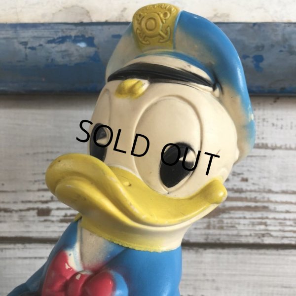画像7:  60s Vintage DELL Disney Donald Duck Rubber Doll Captain (J828) (7)