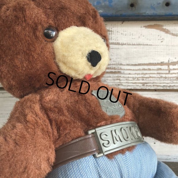 画像7: 60s Vintage Knickerbocker Smokey The Bear 15' Plush Doll (J842) (7)