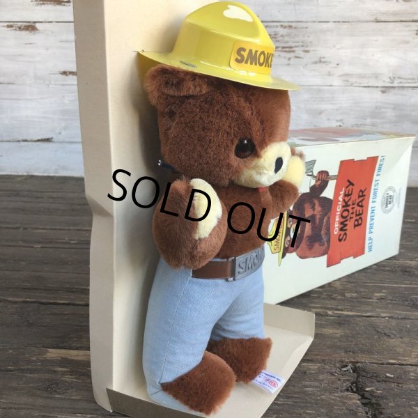 画像7: 60s Vintage IDEAL Smokey The Bear 12' Plush Doll with Box (J843) (7)