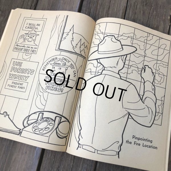 画像5: Vintage Smokey The Bear Color and Activity Book (J840) (5)