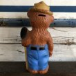 画像3: Vintage Smokey The Bear 14' Plastic Blow Mold Bank (J844) (3)