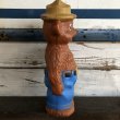 画像4: Vintage Smokey The Bear 14' Plastic Blow Mold Bank (J844) (4)