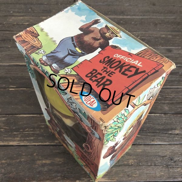画像2: 60s Vintage IDEAL Smokey The Bear 12' Plush Doll with Box (J843) (2)