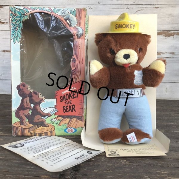 画像5: 60s Vintage IDEAL Smokey The Bear 12' Plush Doll with Box (J843) (5)