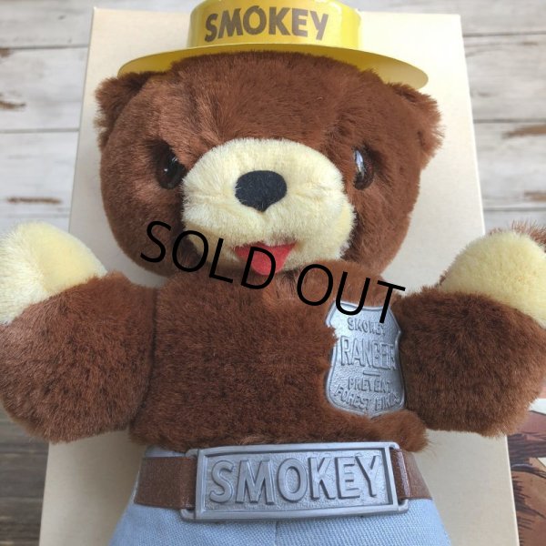 画像11: 60s Vintage IDEAL Smokey The Bear 12' Plush Doll with Box (J843) (11)