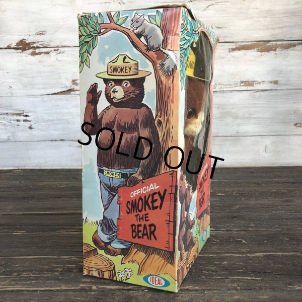 画像4: 60s Vintage IDEAL Smokey The Bear 12' Plush Doll with Box (J843) (4)