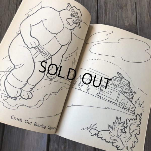 画像6: Vintage Smokey The Bear Color and Activity Book (J840) (6)