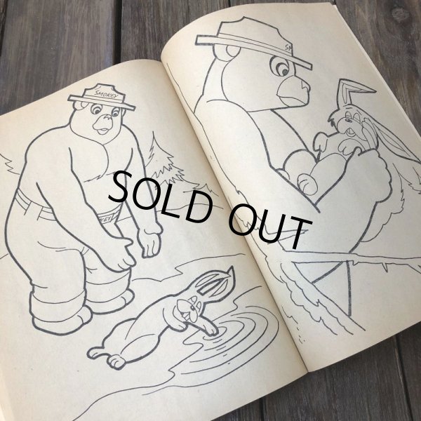 画像4: Vintage Smokey The Bear Color and Activity Book (J840) (4)