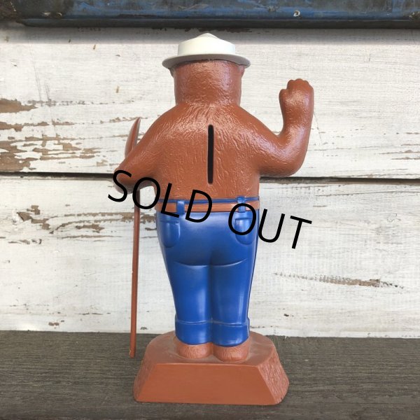画像3: 70's Vintage Smokey The Bear Plastic Bank (J835) (3)