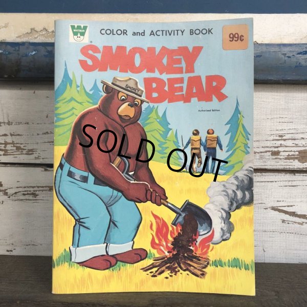 画像1: Vintage Smokey The Bear Color and Activity Book (J840) (1)