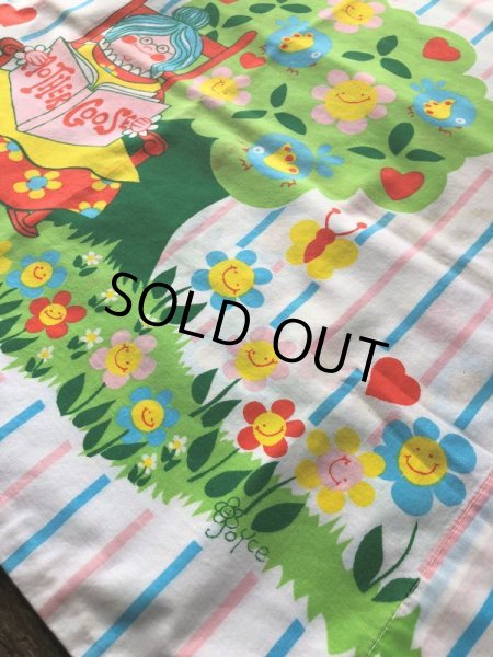 画像4: 70s Vintage Mother Goose Pillow Case (J852) (4)